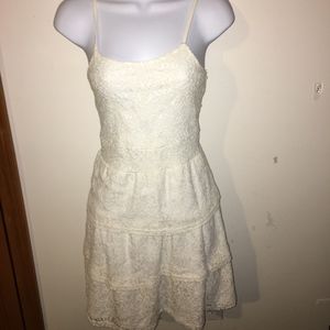 White lace dress XS